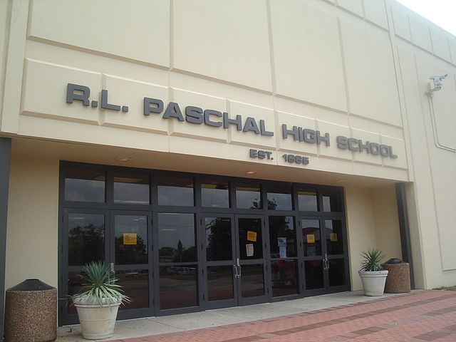 The front entrance to PHS