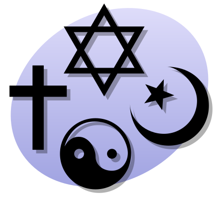 Different types of religious symbols