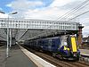 An Inverclyde Line service to Glasgow Central departs Paisley Gilmour Street station in 2012