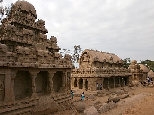 Pancha-Rathas-Five-Chariots-mahabalipuram-chennai-1