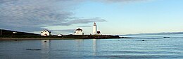 Panorama de L'île Verte et son phare