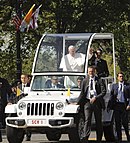 Papal Parade Constitution Ave Washington DC (21475579600).jpg