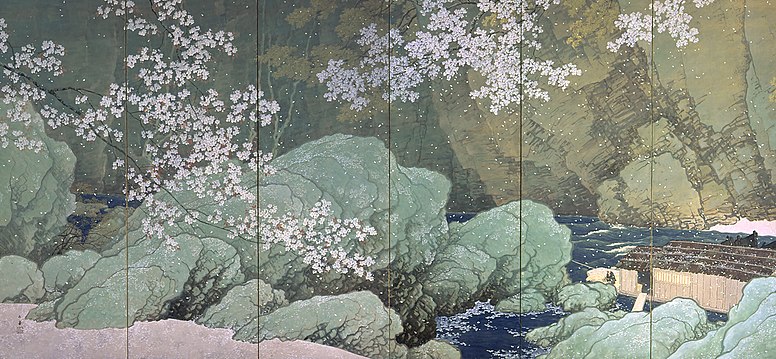 Parting Spring 
by Kawai Gyokudo (National Museum of Modern Art, Tokyo) L