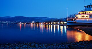 Penticton City in British Columbia, Canada