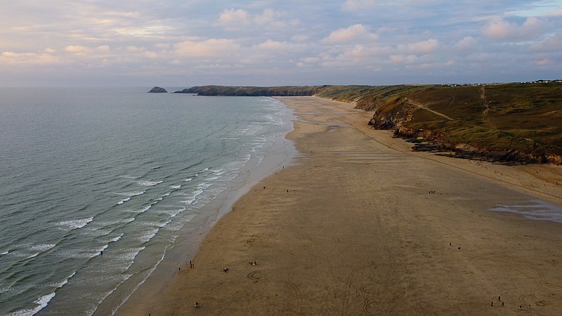 File:Perranporth Beach from air2 Fossick.jpg