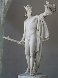 Persée tenant la tête de Méduse, par Antonio Canova, 1801 (Musées du Vatican).