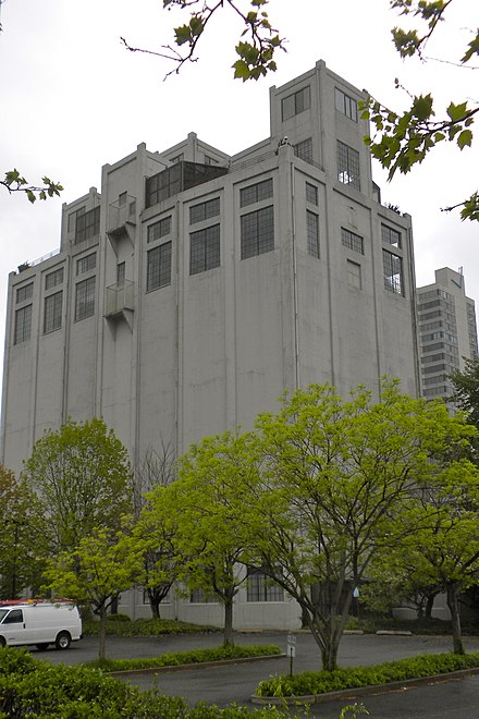 Reading Company Grain Elevator near Center City, Philadelphia, now converted into offices