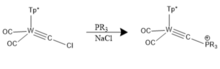 Synthesis of Templeton Phosphoniocarbyne Phosphoniocarbyne.png