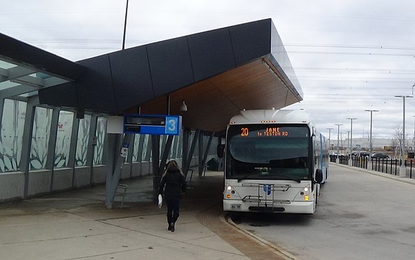 20 Jane bus at Pioneer Village station