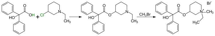 Synthese nach US2918406