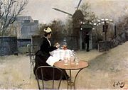 Open lucht, Parijs 1890