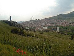 Cerro de Santa Ana y el barrio del Pino de Puertollano