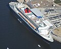 QM2 at Port of Hamburg