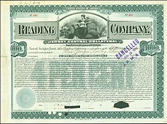 Gold Bond of the Reading Company, issued June 19, 1902 Reading Company 1902.jpg