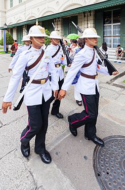 First Infantry Regiment of the Royal Guard, Grand Palace, Bangkok