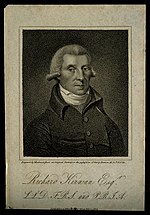 Thumbnail for File:Richard Kirwan. Stipple engraving by Mackenzie, 1803. Wellcome V0003231.jpg