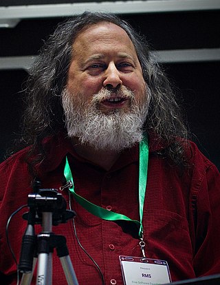 <span class="mw-page-title-main">Richard Stallman</span> American free software activist and GNU Project founder (born 1953)