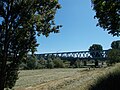 Die Riedbahnbrücke Ost in Mannheim.