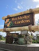Rockledge Gardens.jpg girişinde yol levhası