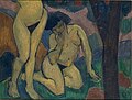 Roger de La Fresanaye, 1910, Deux nus dans un paysage, oil on canvas, 59 x 74 cm, MNAM, Centre Pompidou, Paris