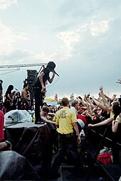 Ronnie Radke performing live with the band in 2007 Ronnie Radke at the 2007 Vans Warped Tour in Denver.jpg