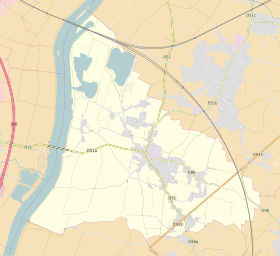 Mapa Cormoranche z wyspą na północy