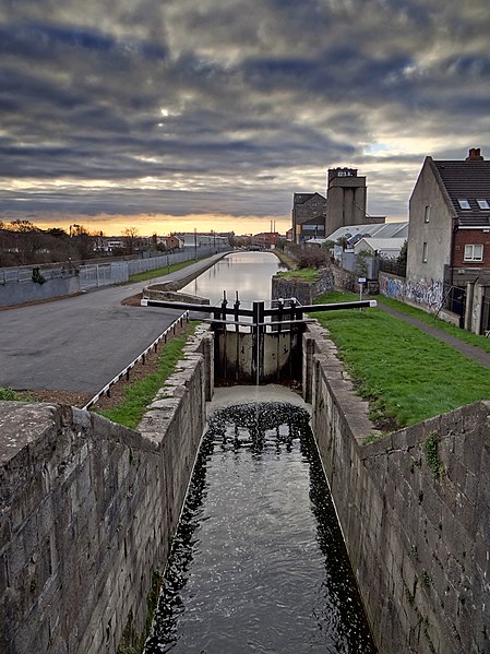 The Royal Canal as it enters Dublin city