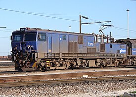 Locomotiva SAR Classe 9E Serie 1 nel cantiere di Salko