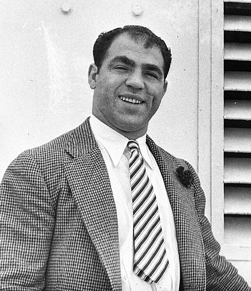 File:SLNSW 19057 American wrestler Jumping Joe Savoldi taken for Leichhardt Stadium (cropped).jpg