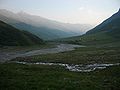 Hinteres Safiental, Blick vom Aufstieg zum Safierberg