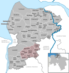 Samtgemeinde Beverstedt - Carte