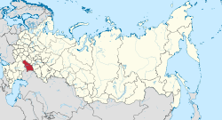 Расположение в России
