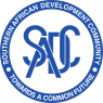 Logo of 4 other official names: Communauté de développement d'Afrique australe  (French) Comunidade para o Desenvolvimento da África Austral  (Portuguese) Suider-Afrikaanse Ontwikkelingsgemeenskap  (Afrikaans) Jumuiya ya Maendeleo ya Nchi za Kusini mwa Afrika  (Swahili)