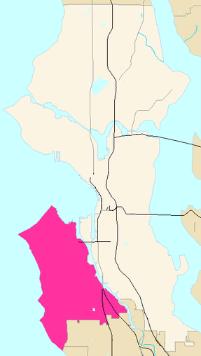 map of Seattle, WA
