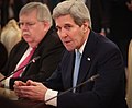 Secretary Kerry Addresses Russian Foreign Minister Lavrov at a Meeting in Moscow (23471112720) (2).jpg