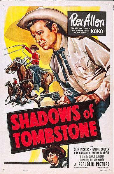 Poster for Shadows of Tombstone, 1953