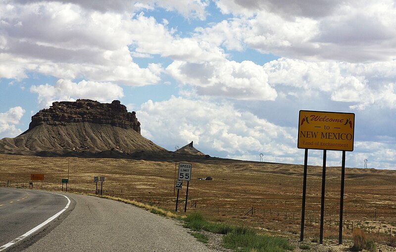 File:Sign - New Mexico - Welcome To New Mexico - Land Of Enchantment (4892848209).jpg