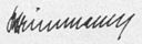 Gustav Heinemanns namnteckning