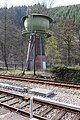 Bahnhof Sitzendorf-Unterweißbach (mit Wasserturm) / Bestandteil der Sachgesamtheit "Eisenbahnstrecke Oberweißbacher Berg- und Schwarzatalbahn"