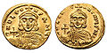 Constantine V and his father, Leo III the Isaurian