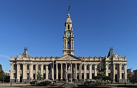 Ayuntamiento de Melbourne Sur en estilo Segundo Imperio