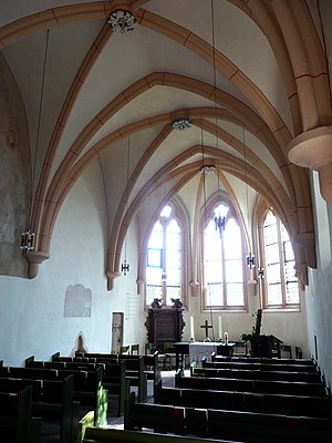 St.Michaelskapelle Marburg Innenraum von W