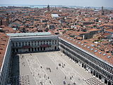 a Piazza vista desde arriba (desde o Campanile)