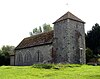 St Botolph's Church at Botolphs, West Sussex, showing the arches of the vanished north aisle