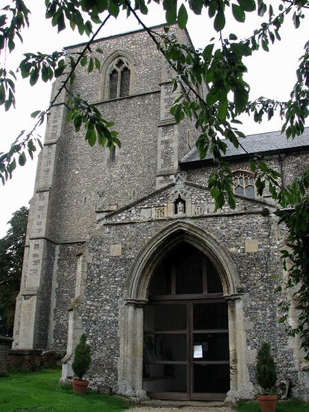 File:St Mary's church - tower and porch - geograph.org.uk - 942441.jpg