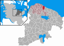 Läget för kommunen Stakendorf i Kreis Plön