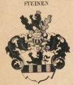 Wappen der Steinen in Siebmachers Wappenbuch 1854