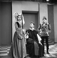 Stevan Kragujevic, Bosiljka Boci, Marijan Lovric, Misa Janketic, Tv film Romeo i Julija, 1963.jpg