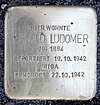 Stolperstein Willmanndamm 5 (Schön) Arnold Ludomer.jpg