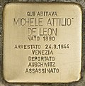 Stolperstein für Michele Attilio De Leon (Collegno).jpg